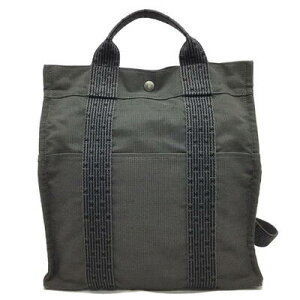 HERMES Ale Line Ad MM Handbag Rucksack Backpack Bag Grey